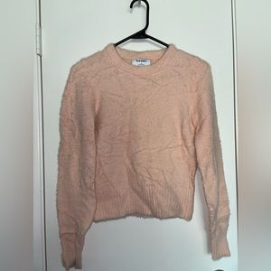 Pale Pink fuzzy sweater size: XS